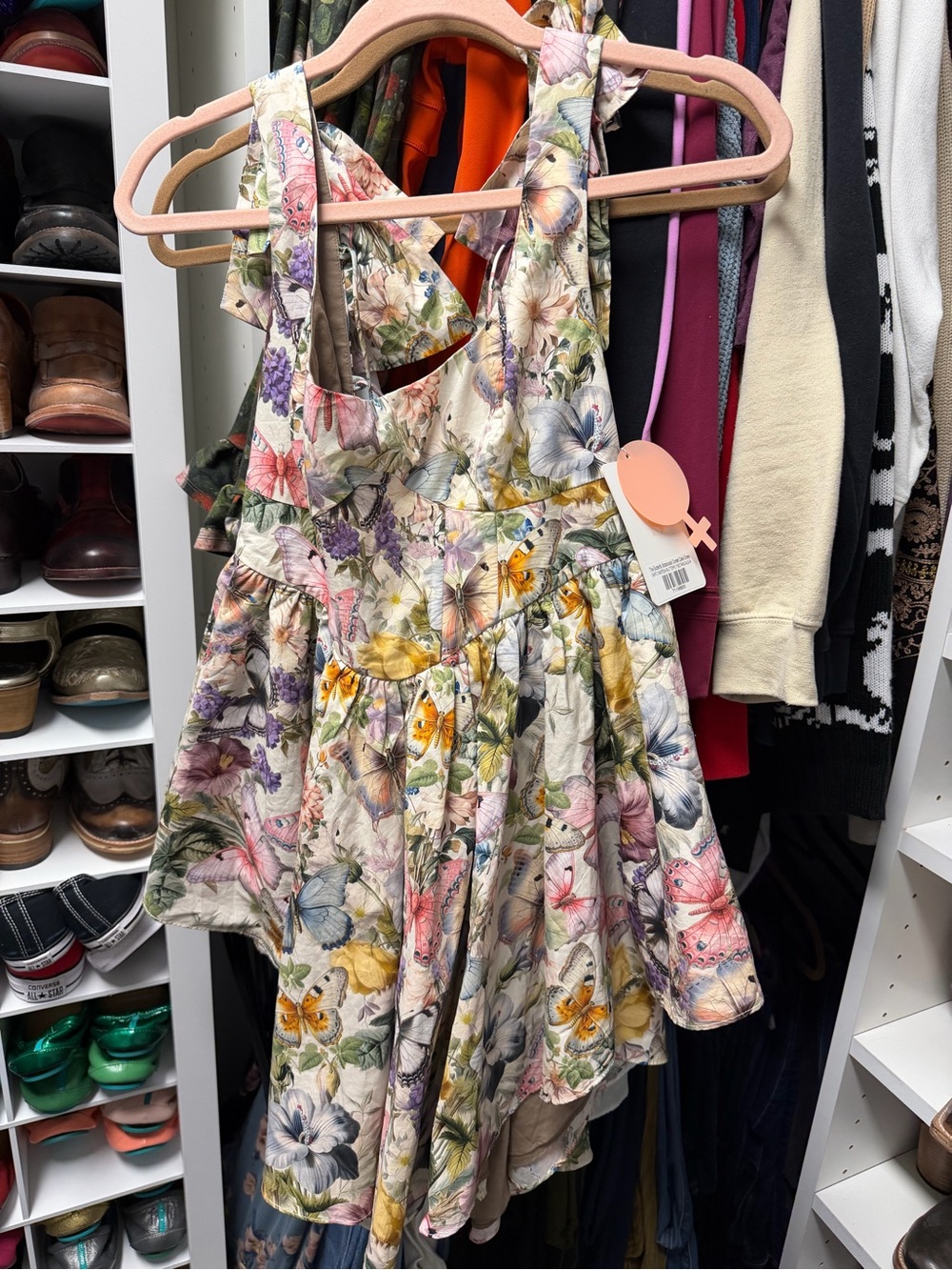 Selkie Multicolor Floral & Butterfly Dress